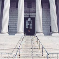 Low angle view of staircase