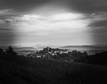 Scenic view of landscape against sky