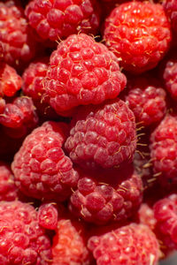 Full frame shot of strawberries