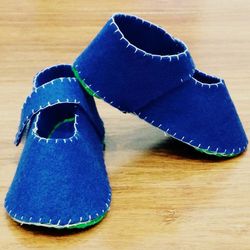 High angle view of shoes