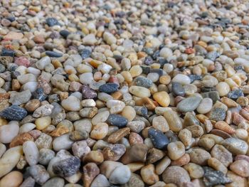 Full frame shot of pebbles