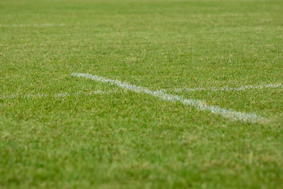 Full frame shot of soccer field