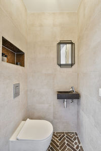 Interior of bathroom