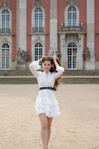 Portrait of a young woman