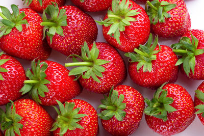 Full frame shot of strawberries