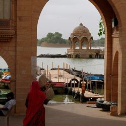 View of temple against sky