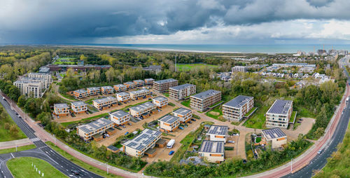 Aerial photo of the finest of ockenburgh project in the hague.