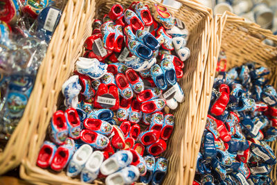 Full frame shot of market stall for sale