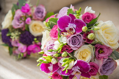 Close-up of rose bouquet