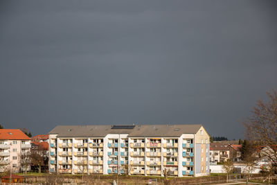 Residential buildings against sky