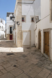 Street amidst buildings in town