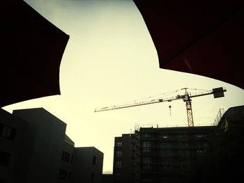 Low angle view of building against sky