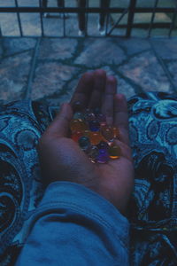 Close-up of human hand