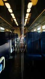 Interior of train