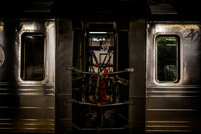 Interior of train