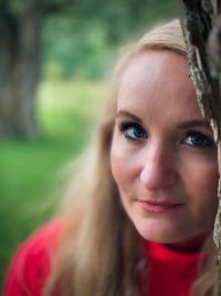Portrait of a smiling young woman