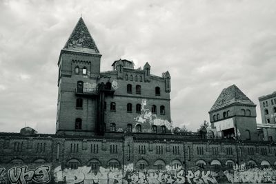 Low angle view of historical building