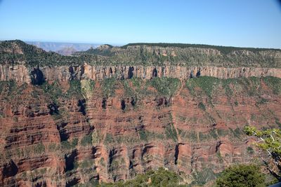 View of rock formations