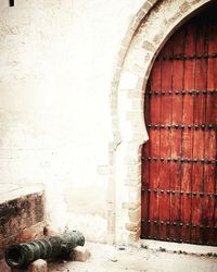 Entrance of old building