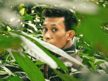 Portrait of young man