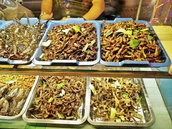 Full frame shot of market stall