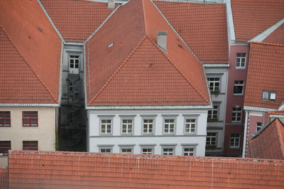 Full frame shot of residential buildings