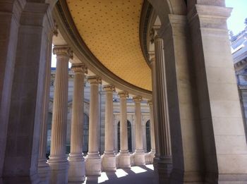 Low angle view of columns