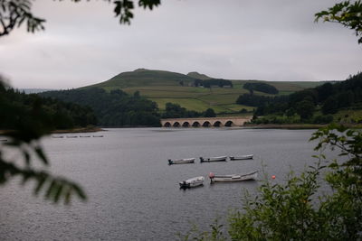 Scenic view of river against sky