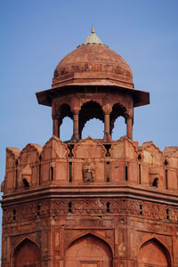 Low angle view of historical building against sky