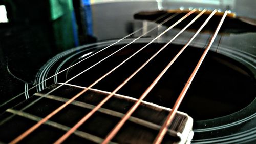 Close-up of guitar