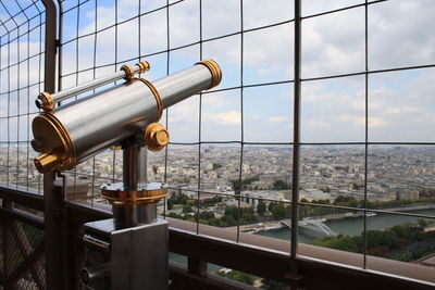 Low angle view of cityscape, paris