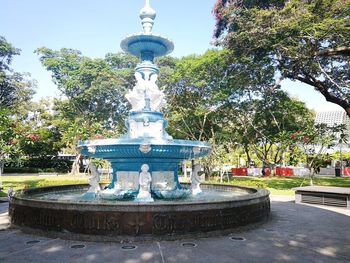 Fountain in park