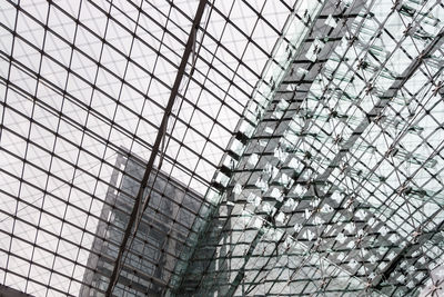 Full frame shot of glass ceiling