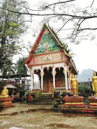 Low angle view of a temple