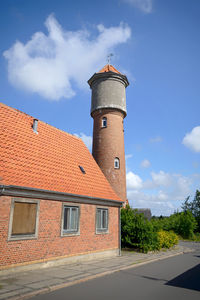 Low angle view of building against sky