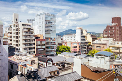 Cityscape against sky