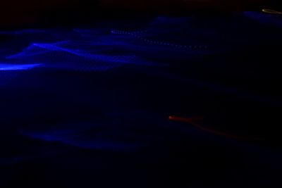 View of illuminated tunnel