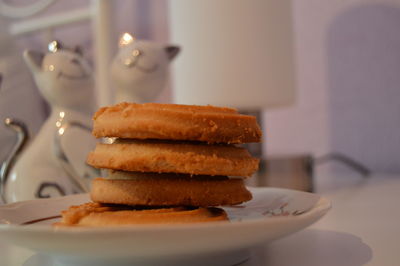 Close-up of food in plate