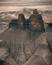 View of rock formations