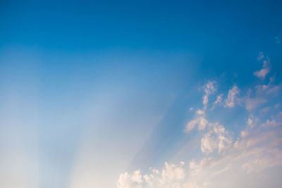 Low angle view of clouds in sky