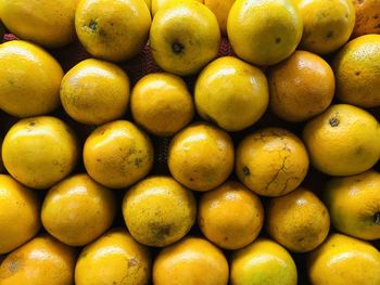 Full frame shot of oranges