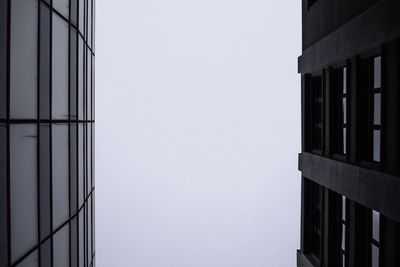 Low angle view of building against clear sky