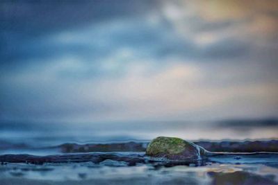 Close-up of sea against sky