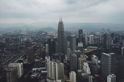 City skyline against sky