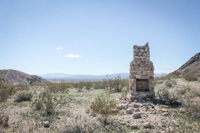 Abandoned built structure against sky