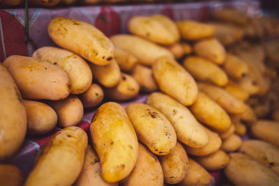 Close-up of mango in market