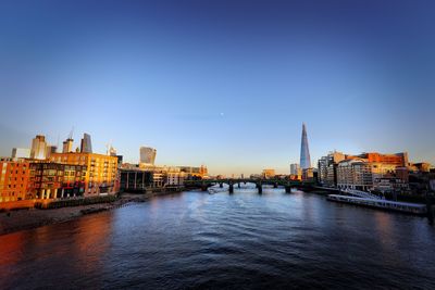 View of city at waterfront