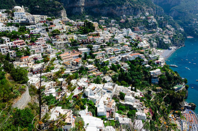 Positano - unusual view from east side