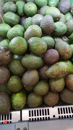 Full frame shot of fruits for sale at market stall