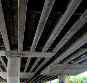 Low angle view of elevated road